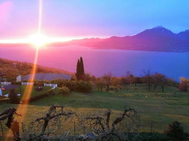 B&B Da Paolo Con Vista Lago Di Garda San Zeno di Montagna Luaran gambar